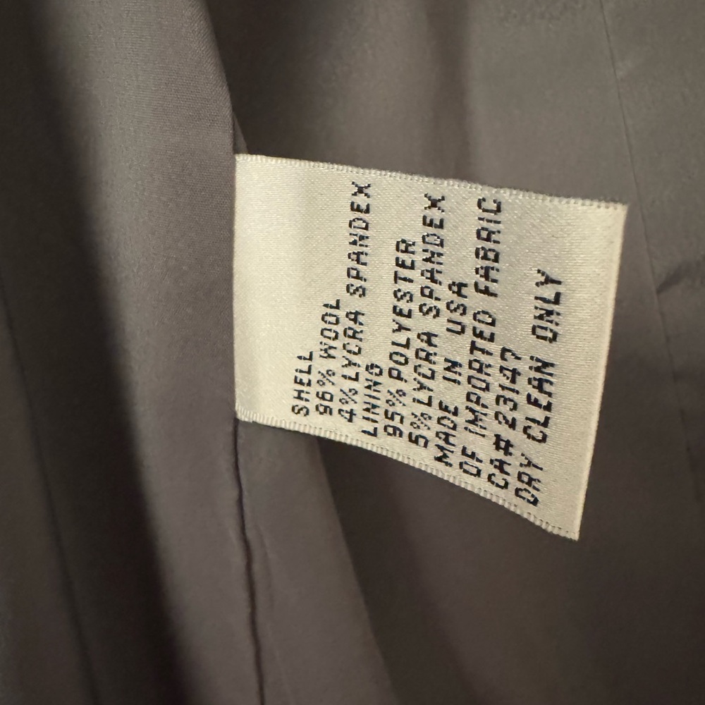 Talbots Gray Women's Blazer Size 2 Petite - Picture 6 of 8